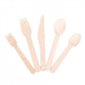 Wooden Cutlery Biodegradable Disposable Wooden Cutlery