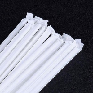White Eco-friendly Paper Straws Wrapping Paper Custom