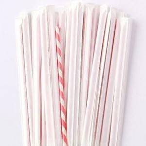 White Multifunctional Paper Straws Pipe Wrapping Paper