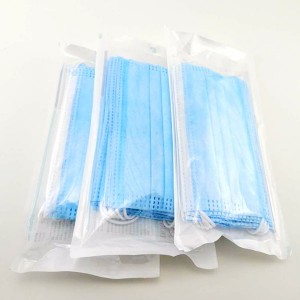 Disposable medical masks in 3 layers and 10/bag certified by FDA CE