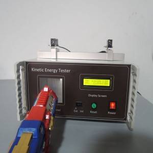 ISO 8124-1 Toys Equipment Test kaulinan kinétik Energy tester