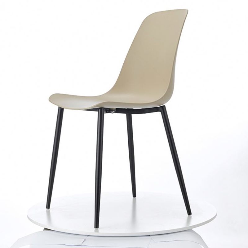 free sample metal legs pp seat plastic chairs for restaurant hotel with cheap price – 1698 beige