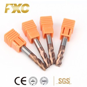 Chinese wholesale Carbide 45 Degree End Mill - carbide end mill HRC55 4flutes – FuXinCheng Tools