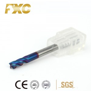 China Factory for Cnc Single Cutting Edge End Bit - carbide end mill HRC65 4flutes – FuXinCheng Tools