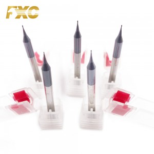 OEM Customized Thread Milling - Solid Carbide Micro End Mill Steel Milling Cutter – FuXinCheng Tools