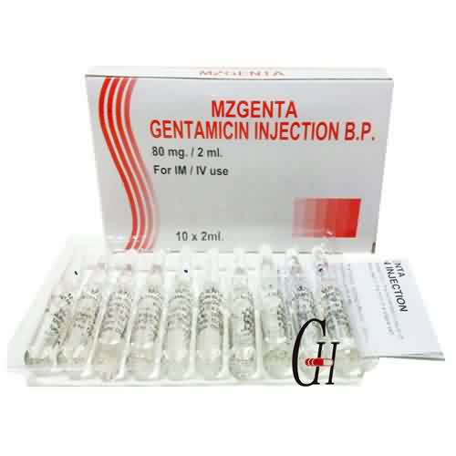 Gentamicin Injection 80mg/2ml