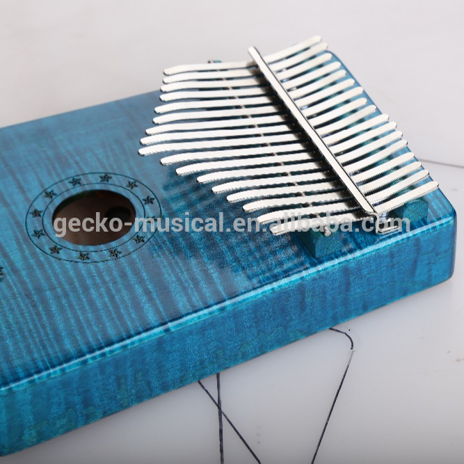 China Gold Supplier for Accordion For Sale -
 Africa Kalimba Thumb Piano 17 keyboards/ Maple curly wooden And Metal Kalimba New – GECKO