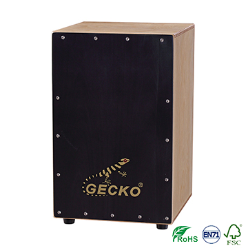 Low price for 6 String Ukulele Case -
 birch wood hand box drum Matt Finished cajon box drum,black tapping drum set – GECKO