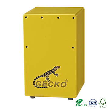 China Gold Supplier for Black Folk Guitar -
 GECKO Percussion Hand colour children Cajon drum wooden box – GECKO