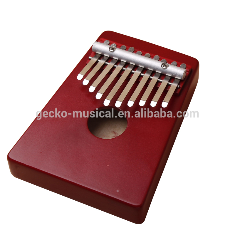 Factory best selling 26 Incht Ukulele -
 Gecko portable Red 10 Keys African Original Kalimba – GECKO