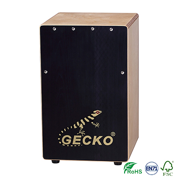 gecko wooden small cajon for kid
