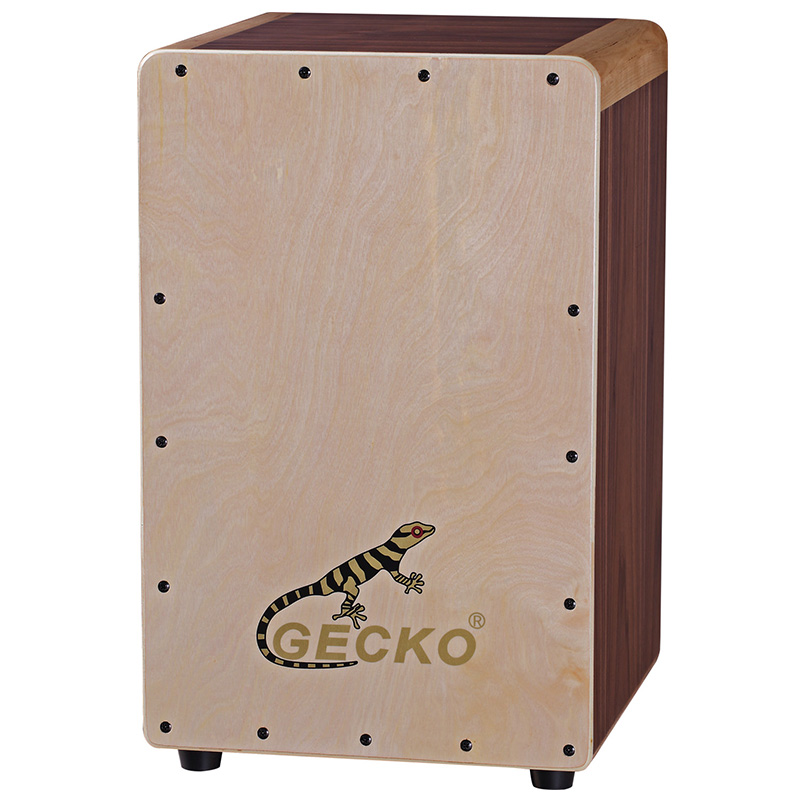 Handmade Cajon Percussion Box Hand Drum box Natural gecko brand percussion