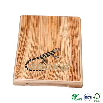 Factory Free sample Hawaii Hula Girl -
 IPAD Size Thin Cajon Drum Made of Zebra Wood with Natural Color – GECKO