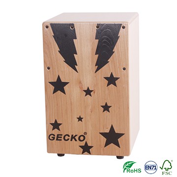 OEM Supply Ukulele String -
 Kids Size jazz music box cajon drum sets star design for children – GECKO