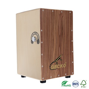 OEM/ODM Factory Guitar Shaped Case -
 Musical instrument handmade large size wooden cajon drum box – GECKO