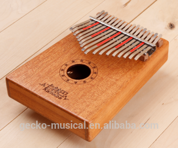 Best quality Quality Percussion -
 New handmade 17 key mahogany wood Kalimba afrian wood piano – GECKO