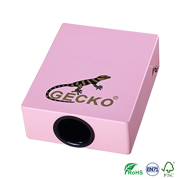 Original Factory Universal Christmas Gifts -
 pink percussion instruemnts,box drum, portable travel pad cajon – GECKO