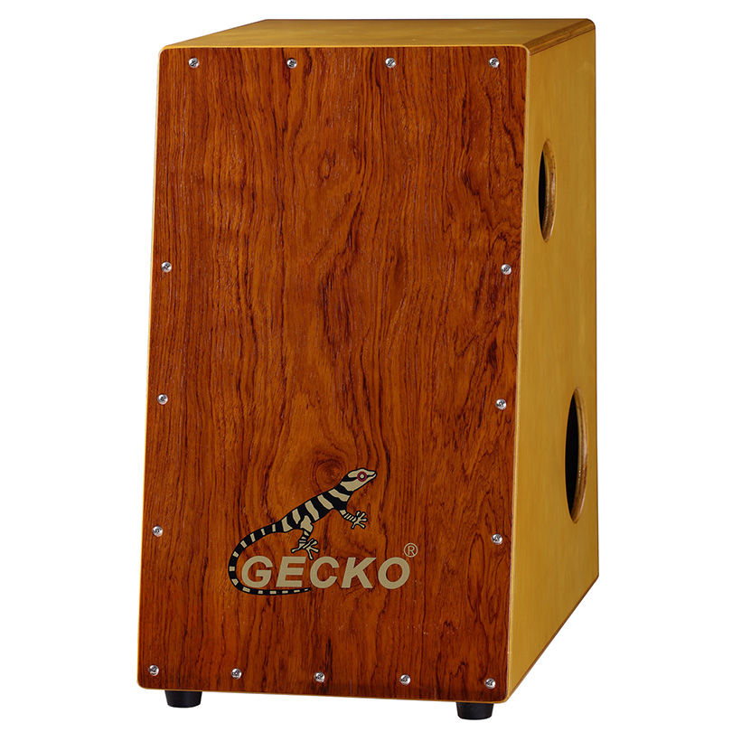 Big discounting Steel String Cajon -
 trapezoid strong base cajon with two holes on sides for special use,the musical instruments – GECKO