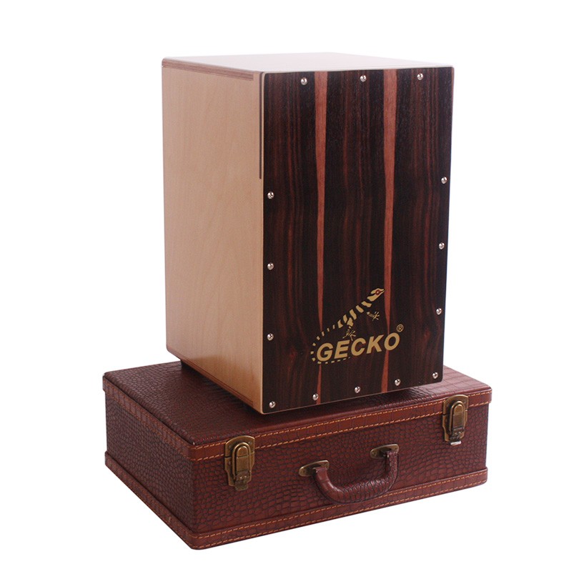 Travel Cajon Into Pieces , Precussion Wood Music Box Easy to Carry