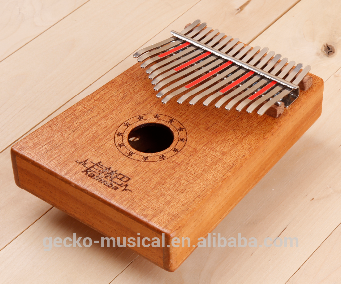Original Factory Ukulele Musical Instrument -
 Wholesale 17 keys African sansu, zanzu, karimbao, marimba made in China – GECKO