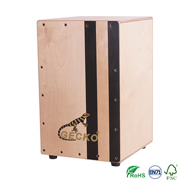 Reasonable price for Custom Guitar Picks -
 Wood percussion cajon drum box set chinese musical instrument – GECKO