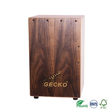 Wujin wood precussion music box with Rubber Feet Cajon