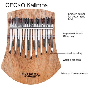 Africa Kalimba Thumb Piano 17 keyboards/Camphorwood And Metal Kalimba New