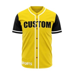 Custom Sublimated Team Name Logo Number Printing Sports Custom Baseball Jersey Uniform
