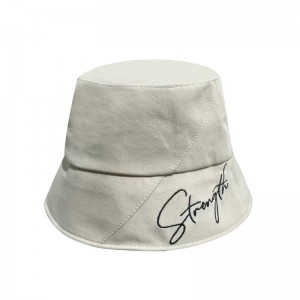 Popular wholesale cheap soft embroidery fitted ladies bucket hat