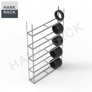Factory source Truck Tire Storage - 5-tier Rivet Tire Display Rack – Hank