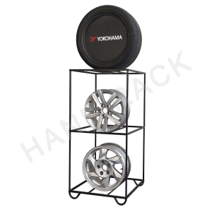 Car Tire Wheel Display Stand Alloy Mag Wheel Display Rack