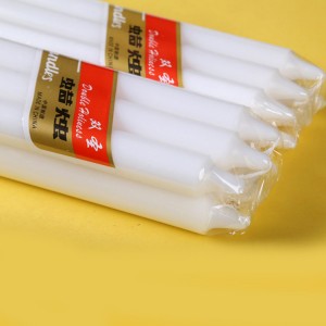 Household Paraffin Wax White Candles
