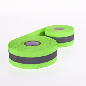 Webbing Sewing Gray Refelctive Tape for Highvis Clothing