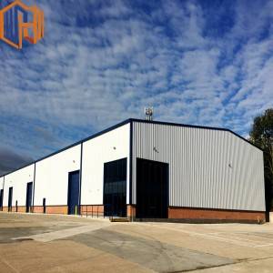 prefabricated warehouse steel structure metal building