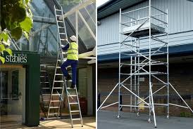 Scaffold Steel Ladder Safety On Construction Sites