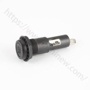 Manufacturer for China Screw Type 14.4mm Panel Mounted 60. *30mm 6.35*31.8mm Fuse Holder
