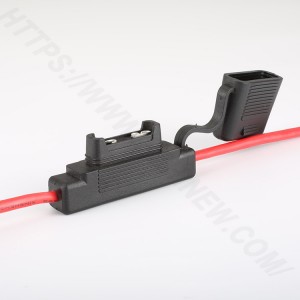 Automobile fuse holder inline,Large,PVC,Black,H3-83 | HINEW