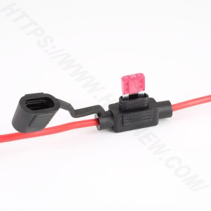 In line car fuse holder,Small,PVC,H3-80 | HINEW