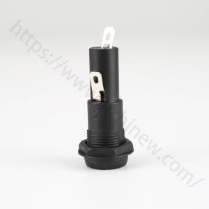 Micro fuse holder,panel mount,6x30mm,15amp 250v,R3-44C | HINEW