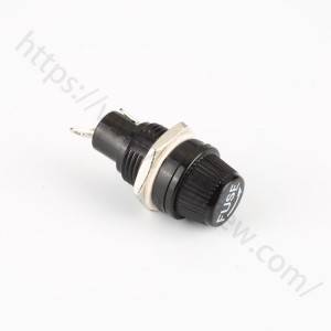 Screw cap panel mount fuse holder,10a 250v,5x20mm,H3-12B | HINEW