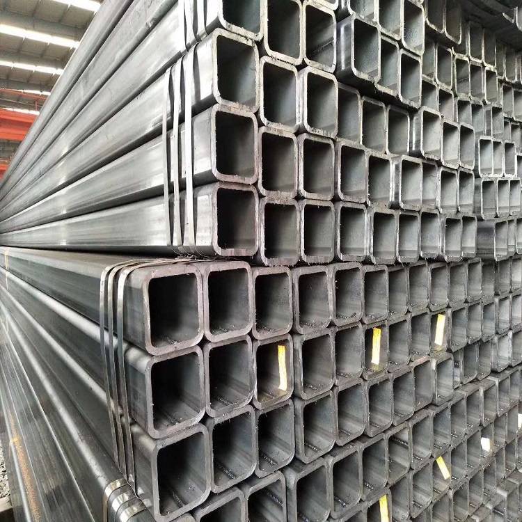 Mild Steel Ms Carbon Black Steel Square Rectangular Hollow Section Pipe Q235 Tube Featured Image