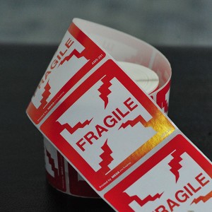 Fragile warning labels