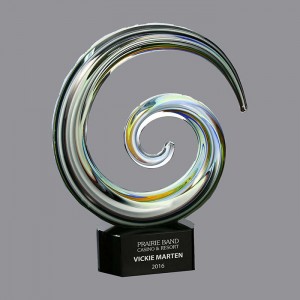 OEM/ODM Manufacturer Jade Award Glass - China wholesale sculpture Handmade ART GLASS AWARD，AG891007 – Jaafarson