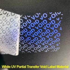 Good User Reputation for Ultra Destructible Label Material - 50micron White UV Partial Transfer Void Label Material,Custom Security Void Label Seals With UV Feature – Jacrown