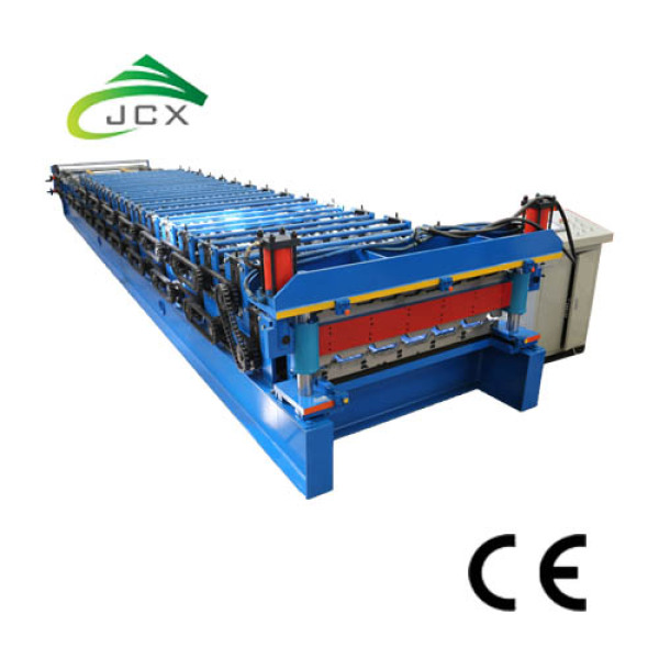 Double roof roll forming chine