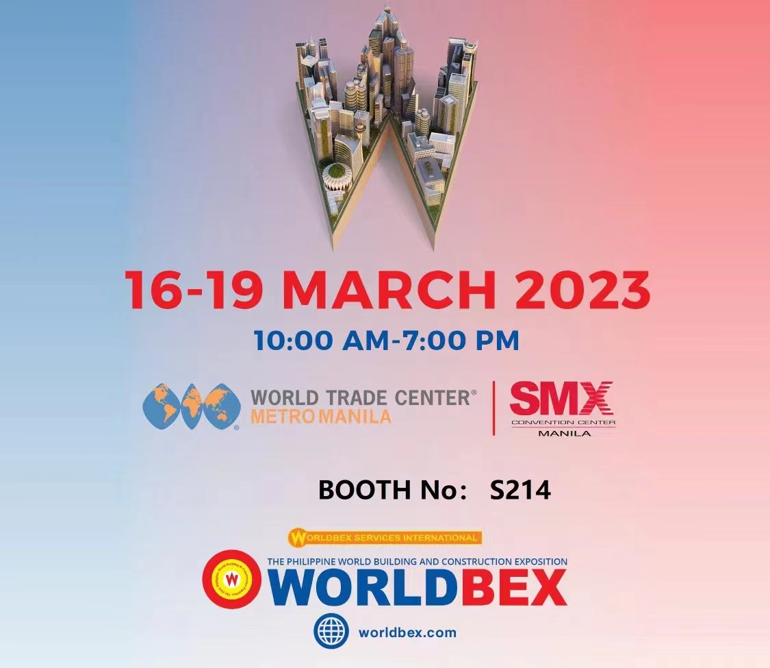 Welcome to visit us in WORLDBEX in Manila, Philippines.