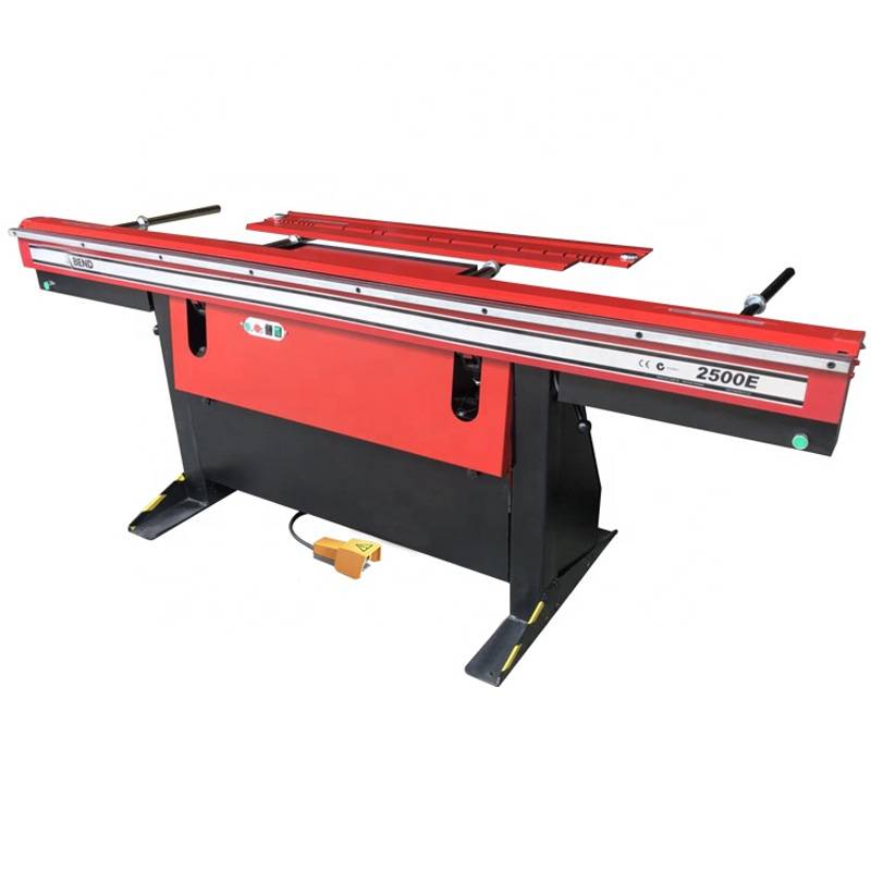 China magnetic metal sheet steel plate folding machine and bending