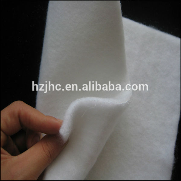 Cheap soft pp polyester adhesive needle punched non woven fabric factory