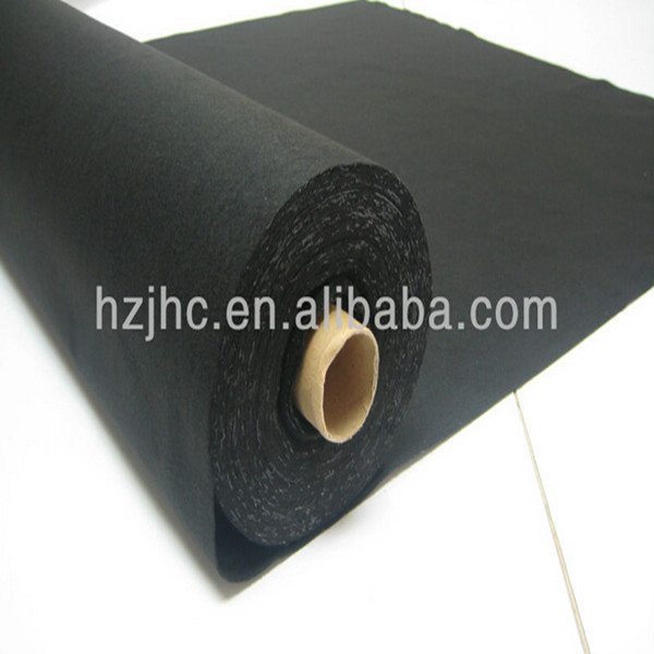 Anti-static polyester nonwoven needle punched felt lining/padded materials