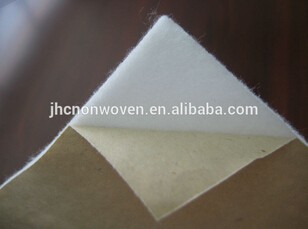 Cheap printed polyester self adhesive needle felt pads made in china